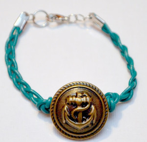 Braided Anchor Bracelet
