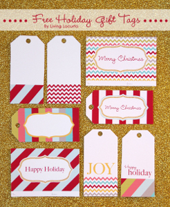 Just-Add-Glitter Printable Gift Tags