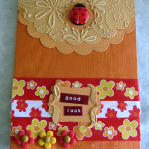 Good Luck Ladybug Card
