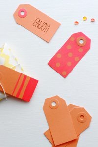 Neon Colors Gift Tags Neon Colors Gift Tags