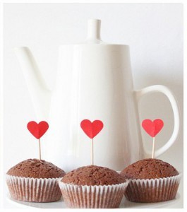 Easy Hearts Cupcake Toppers Easy Hearts Cupcake Toppers