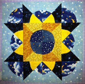 Split Drunkard's Path Star Block Split Drunkard's Path Star Block