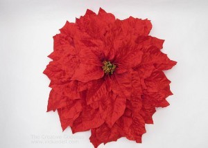 Giant Poinsettia Wall Decoration Giant Poinsettia Wall Decoration