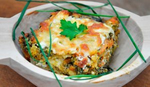 Lentil and Veggies Gratin