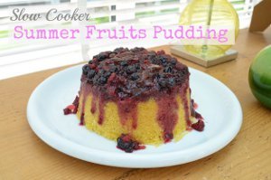 Upside-Down Summer Fruit Pudding Cake