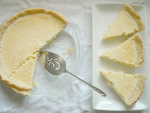 Old Fashioned Amish Lemon Sponge Pie