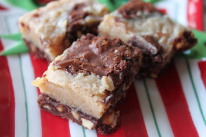 Holiday Buckeye Bars