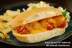 Just-Like Subway Meatball Marinara Sub
