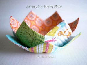 Lovely Lily Bowl and Plate Lovely Lily Bowl and Plate