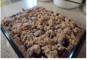 Jam Cobbler Bars