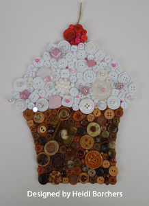 Cute and Colorful Button Wall Art