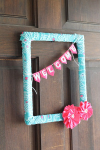 Duct Tape Floral Wreath