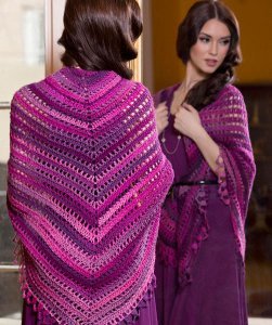 Unforgettable Top Down Shawl