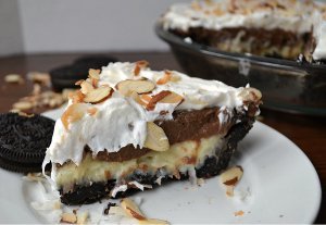 Coconut French Silk Pie