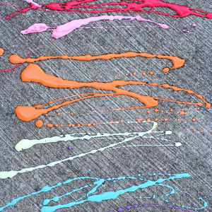 Toddler-Safe Scented Sidewalk Paint