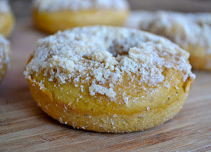 Freshly Baked Gingerbread Donuts