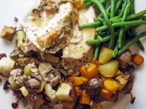 Roasted Turkey with Gravy