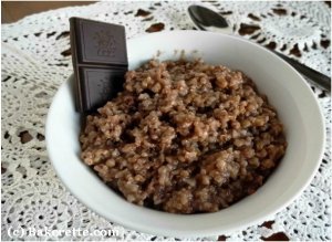 Slow Cooker Hot Chocolate Steel-Cut Oatmeal