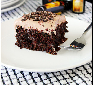 Mudslide Poke Cake
