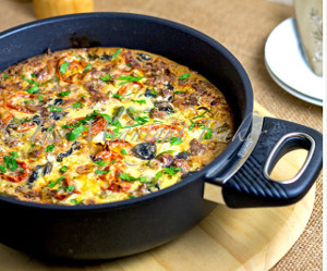 Savory Breakfast for Dinner Torta