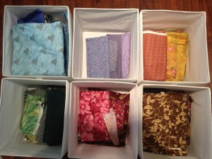 Sorting Fabric by Warm and Cool Colors
