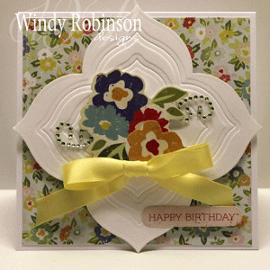 Embossed Birthday Card