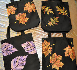 How to Paint a Fall Scene on a Quilted Tote