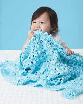 Laguna Blue Baby Blanket