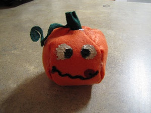 Felt Pumpkins