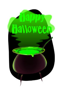 Something's Brewing Halloween Card