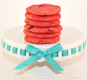 Strawberry Chocolate Chip Jello Cookies