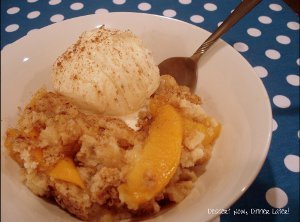 Throw Together Peach Cobbler Crisp