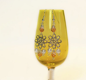 Hidden Flower Earrings