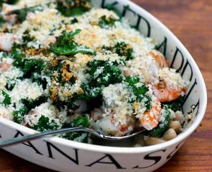Shrimp and Cannellini Casserole