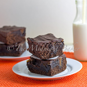 Peanut Butter Poke Brownies