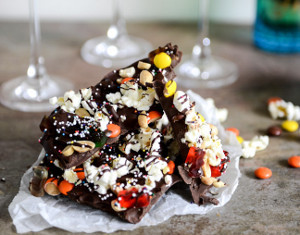 Movie Theater Inspired Chocolate Candy Bark