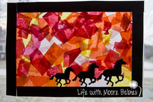 Stained Glass Stallion Picture