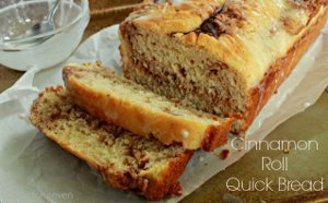 Cinnamon Roll Quick Bread