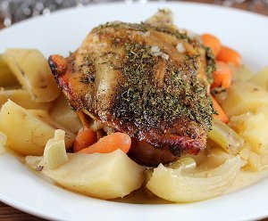 Turkey Thighs Pot Roast