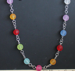 Gumdrop Bead Necklace