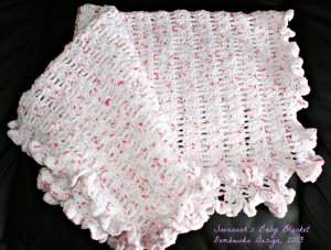 Ruffled Edge Baby Blanket