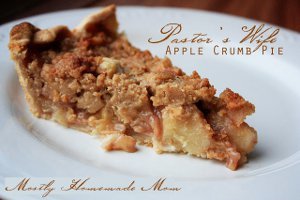 Pastor's Wife Apple Crumb Pie