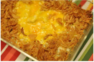 Cheesy Mashed Potato Casserole