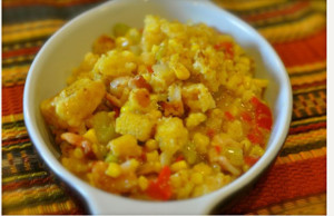 Luby's Spanish Indian Baked Corn