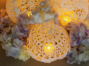 Doily Lanterns