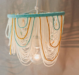 Wispy Yarn Chandelier