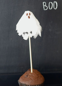 Cotton Candy Ghost Pops