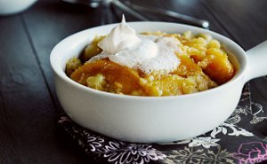 Ridiculously Easy Peach Dump Cake