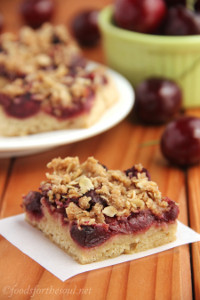 Cherry Crumble Bars