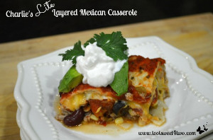 Lite Layered Mexican Casserole